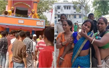 8 women killed in stampede at temple in Bihar's Nalanda, probe ordered