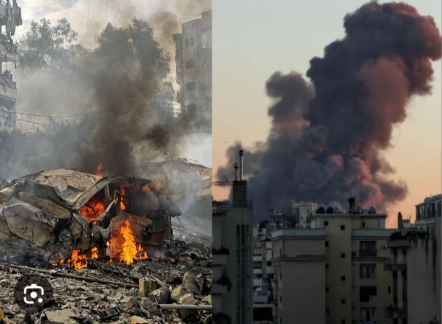 Israel bombs Beirut after Hezbollah launches rocket atta