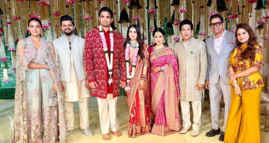 Arjun Tendulkar-Saaniya Chandhok get married in star-studded wedding