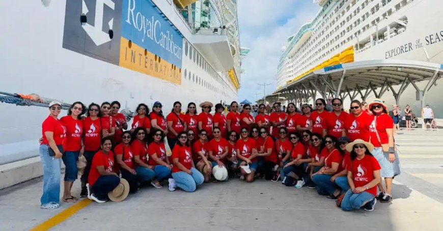 KCWFCയുടെ ആദ്യ അന്താരാഷ്ട്ര വനിതാ ക്രൂസ് ശ്രദ്ധേയമായി