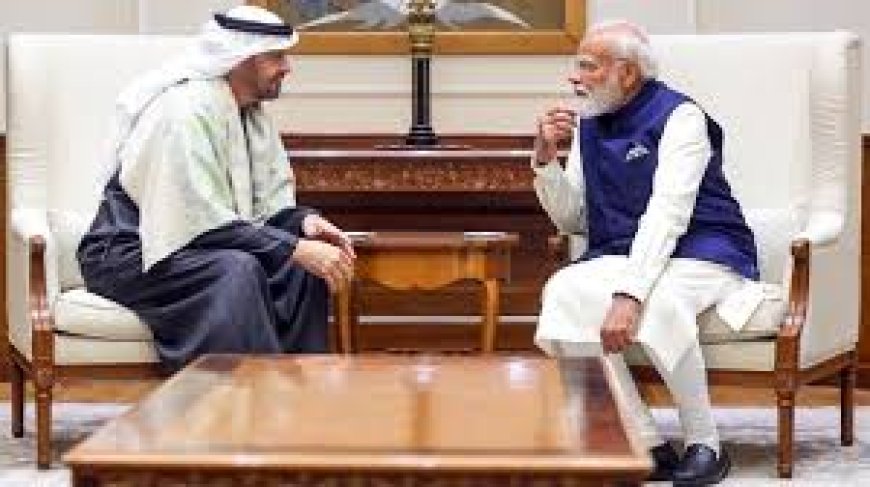പശ്ചിമേഷ്യൻ സംഘർഷം ; യുഎഇ പ്രസിഡന്റുമായി ചർച്ച നടത്തി പ്രധാനമന്ത്രി നരേന്ദ്ര മോദി