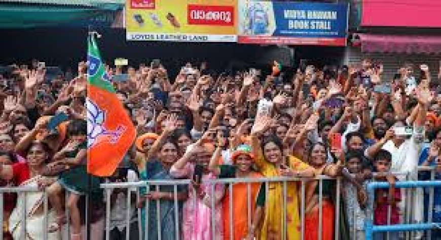 Thrissur welcomes PM Modi with massive roadshow, locals express joy