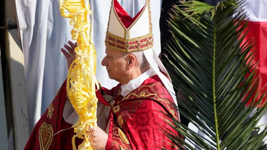 In Palm Sunday Mass message, Pope Leo XIV rejects claims that God justifies war