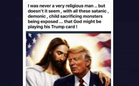 Trump posts image of himself and Jesus days after Christ depiction