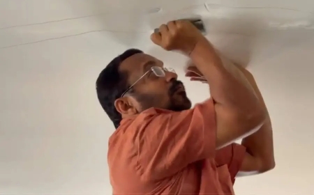 Minister visits Wayanad rehab project site amid cracks in new homes