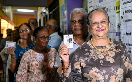 Record voter turnout marks high-stakes four-cornered battle in Tamil Nadu