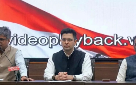 ആംആദ്മി പാർട്ടിയിൽ വൻ പിളർപ്പ്; രാഘവ് ഛദ്ദ ഉൾപ്പെടെ ഏഴ് എംപിമാർ പാര്‍ട്ടി വിട്ടു  ബിജെപിയിലേക്ക്