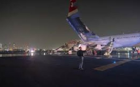 ഡൽഹിയിൽ സ്വിസ് എയർ വിമാനത്തിന് തീപിടിച്ചു; 6 പേർക്ക് പരിക്ക്