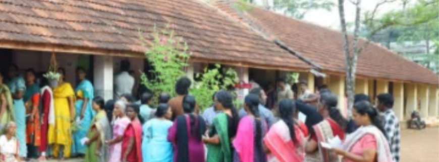 സംസ്ഥാനത്ത്  കനത്ത പോളിങ് ; 3 മണി വരെ 62 ശതമാനം പിന്നിട്ടു