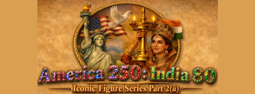 'അമേരിക്ക 250: ഇന്ത്യ 80’: ‘മഹാ വ്യക്തി പരമ്പര’ (ഐക്കണിക് ഫിഗർ സീരീസ്): ഭാഗം2