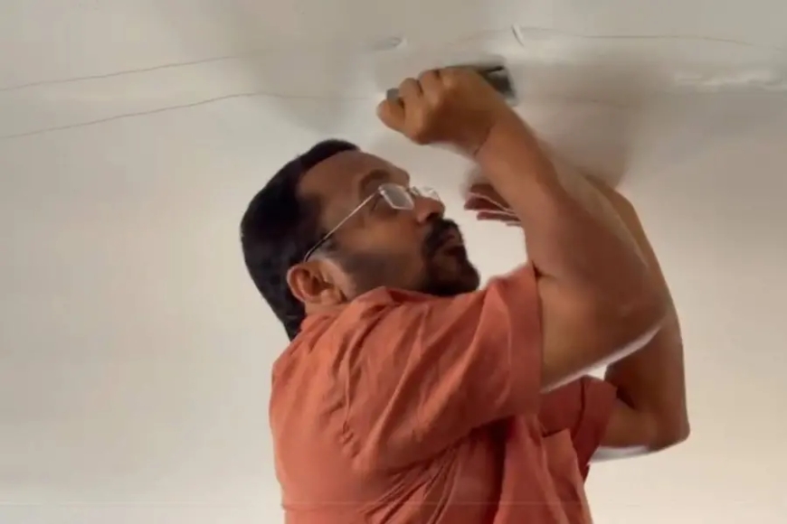 Minister visits Wayanad rehab project site amid cracks in new homes