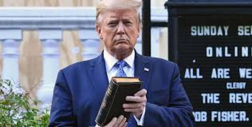 ‘Political stunt’: Critics slam Trump’s reading of a Bible passage one week after posting AI image of himself as Jesus