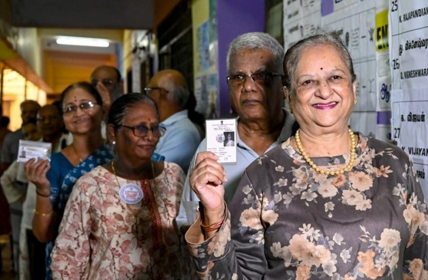 Record voter turnout marks high-stakes four-cornered battle in Tamil Nadu