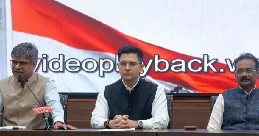 ആംആദ്മി പാർട്ടിയിൽ വൻ പിളർപ്പ്; രാഘവ് ഛദ്ദ ഉൾപ്പെടെ ഏഴ് എംപിമാർ പാര്‍ട്ടി വിട്ടു  ബിജെപിയിലേക്ക്