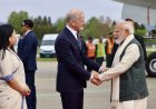 PM Modi arrives in Oslo, Norway PM Jonas Gahr Store welcomes him at airport
