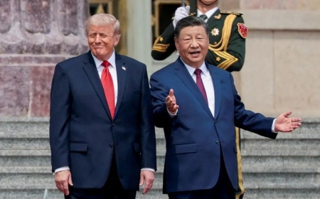 Trump calls high-stakes talks with Xi ‘great’ as China throws spectacular welcome