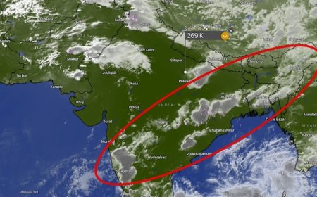 Satellite captures 3,000-km-long band of cloud from Kerala to Arunachal Pradesh