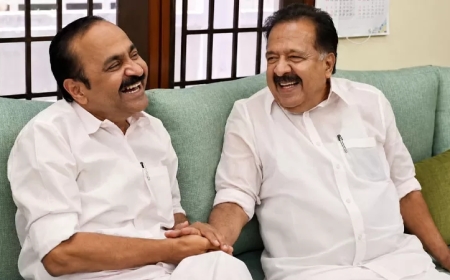 അനുനയ നീക്കത്തിന് രണ്ടാം വട്ടവും രമേശ് ചെന്നിത്തലയെ കണ്ട്  വി ഡി സതീശന്‍: ആഭ്യന്തരം ചെന്നിത്തലയ്ക്ക്