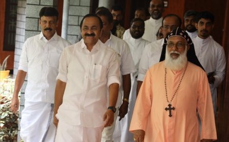 Satheesan meets Cardinal Cleemis ahead of swearing-in