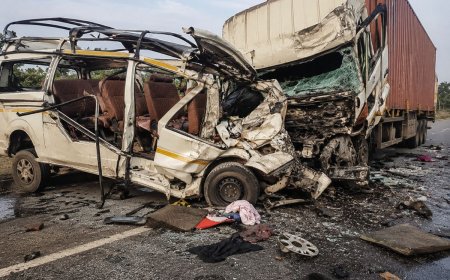 13 killed, over 20 injured as truck collides with another carrying wedding family group in Maharashtra's Palghar
