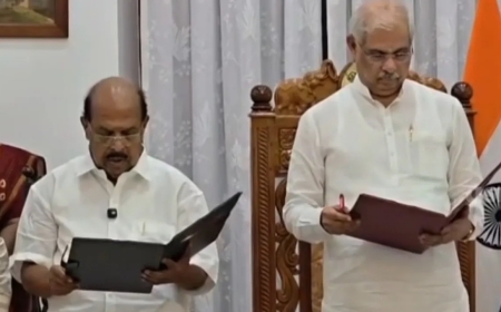 പ്രോട്ടേം സ്പീക്കറായി ജി. സുധാകരൻ സത്യപ്രതിജ്ഞ ചെയ്തു