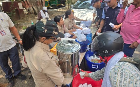 Caps, cold water, ORS: Delhi's heat relief vans see rush as city sizzles at 46 degrees