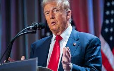 Majority of voters say Trump is using his office for personal gain as president promises ‘America is thriving’