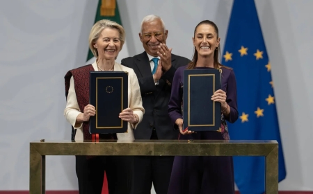 Mexico, EU sign stalled trade deal as they aim to diversify from US