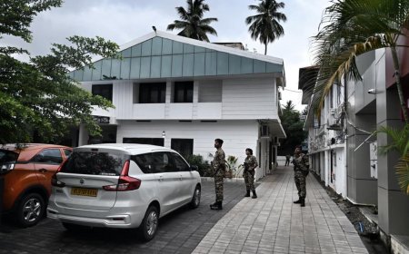 ED raids at Pinarayi Vijayan’s house over CMRL money laundering case