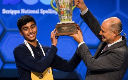 2026 സ്‌ക്രിപ്സ് സ്പെല്ലിംഗ് ബീ: ഇന്ത്യൻ വംശജൻ ശ്രേയ പാറിഖ് ചാമ്പ്യൻ