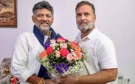 കർണാടക  മുഖ്യമന്ത്രിയായി ഏകകണ്ഠമായി തിരഞ്ഞെടുക്കപ്പെട്ട് ഡി കെ ശിവകുമാർ; ജൂണ്‍ 3ന്   സത്യപ്രതിജ്ഞ