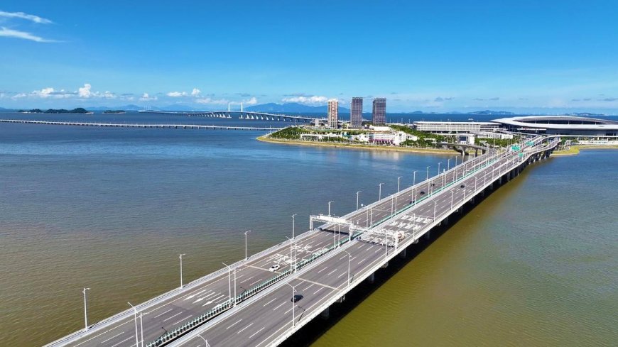 World's longest bridge takes 40 minutes to drive across and cost £15billion to build