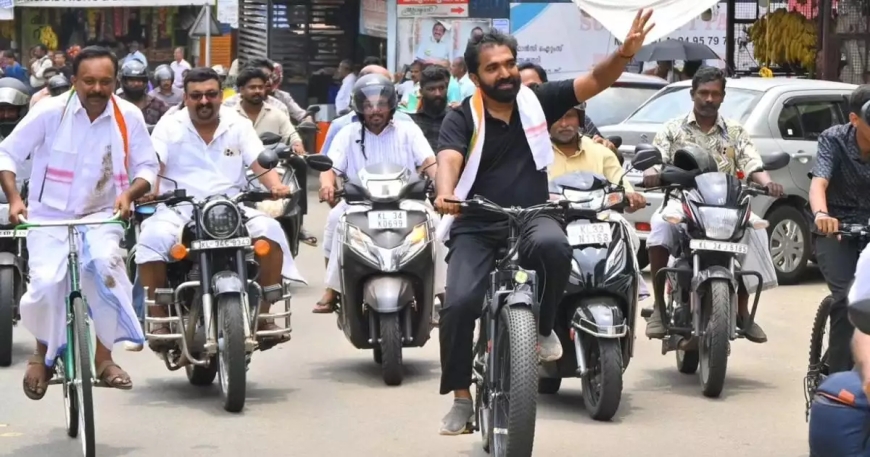 പുതുപ്പള്ളിയിൽ   അരലക്ഷം കടന്ന ഭൂരിപക്ഷത്തോടെ ചാണ്ടി ഉമ്മന്  മിന്നുന്ന  വിജയം