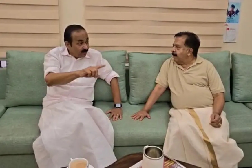 'Brothers' in public, signals of unease beneath as Satheesan meets Chennithala