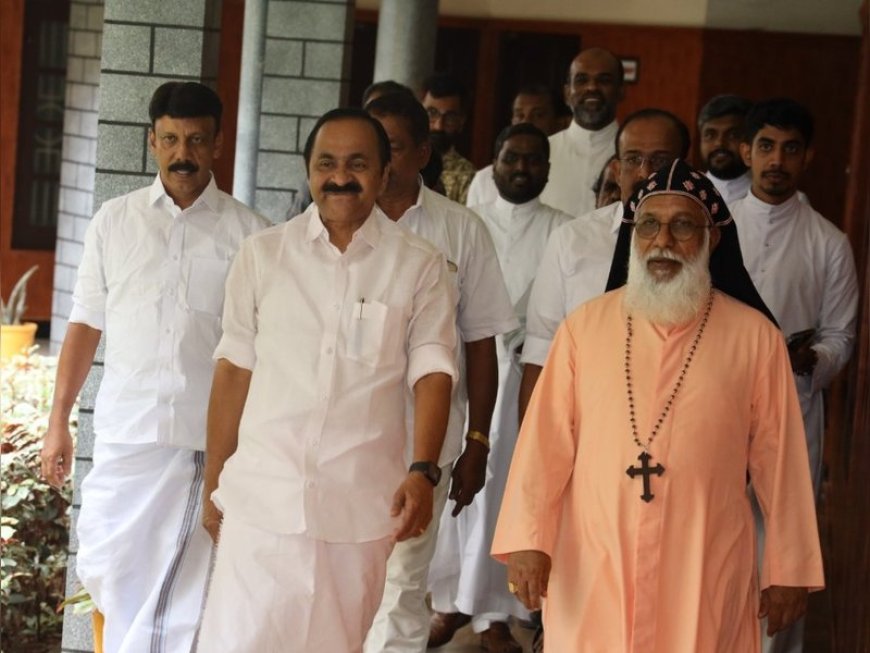 Satheesan meets Cardinal Cleemis ahead of swearing-in