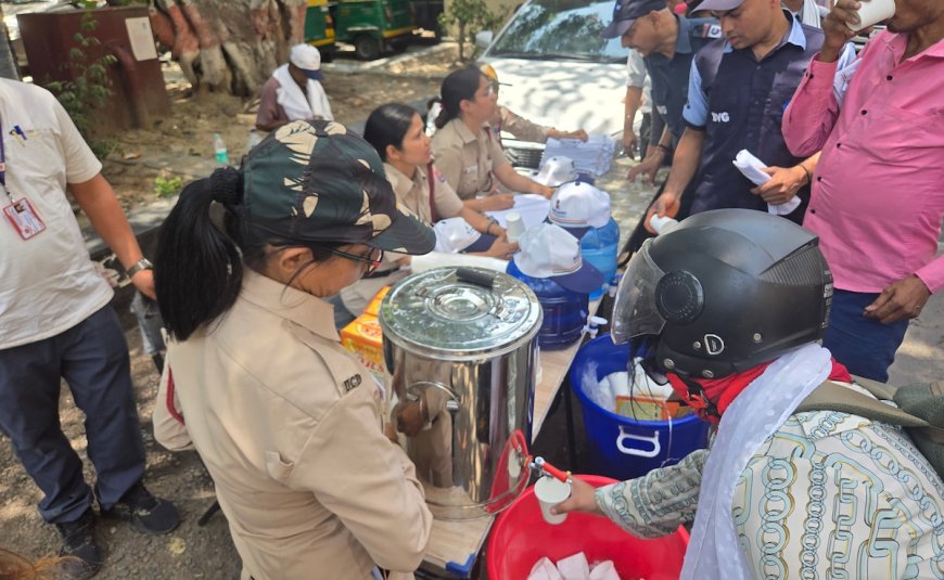 Caps, cold water, ORS: Delhi's heat relief vans see rush as city sizzles at 46 degrees