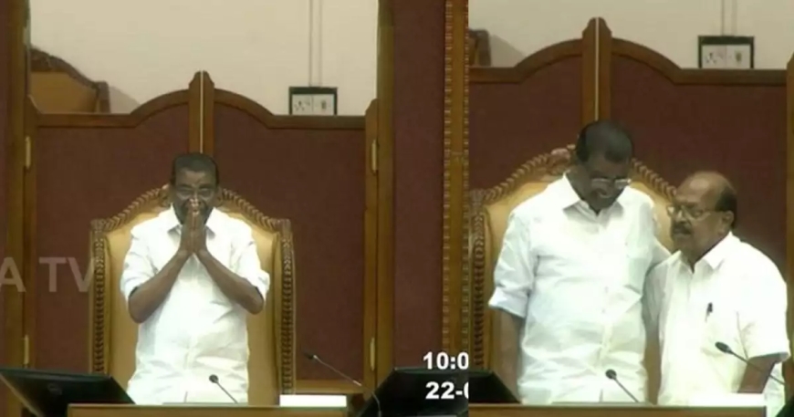 കേരള നിയമസഭയുടെ 25ാം സ്പീക്കറായി തിരുവഞ്ചൂർ രാധാകൃഷ്ണൻ ചുമതലയേറ്റു