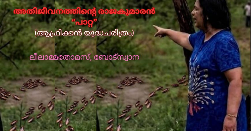 അതിജീവനത്തിന്റെ രാജകുമാരൻ 'പാറ്റ': ലീലാമ്മതോമസ്, ബോട്സ്വാന