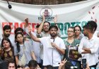 Supporters of India's Gen Z 'cockroach' party stage first protest in New Delhi