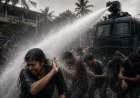 Assembly erupts over use of dirty water in protest