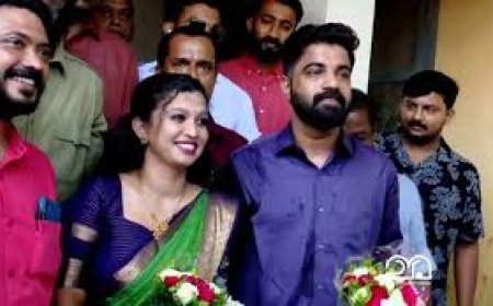 സിപിഎം നേതാവ് പി എം ആർഷോയും മുൻ എസ് എഫ് ഐ നേതാവ് കെ വിദ്യയും വിവാഹിതരായി