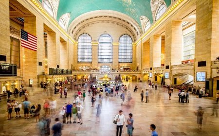 The No 1 train station in the US and No 7 globally