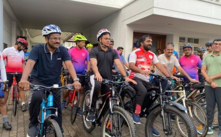 ലോക സൈക്കിൾ ദിനാചരണം: കോട്ടയത്ത് സൈക്കിൾ റാലി ശ്രദ്ധേയമായി