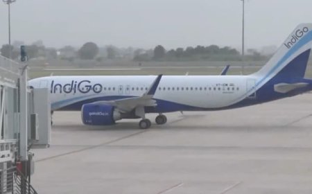 First flight lands at Noida airport in Jewar as commercial operations begin