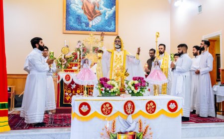 സെന്റ് പീറ്റേഴ്സ് മലങ്കര കത്തോലിക്ക ഇടവക പെരുന്നാൾ ഭക്തി നിർഭരമായി ആഘോഷിച്ചു