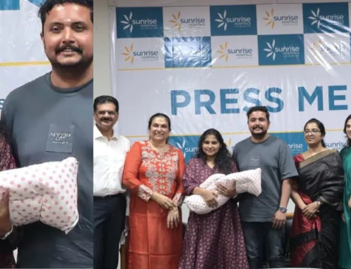 മാതൃത്വത്തിന് പുതിയ പ്രതീക്ഷ: അതിസങ്കീര്‍ണ ഗര്‍ഭാവസ്ഥയില്‍ അപൂര്‍വ ശസ്ത്രക്രിയ നടത്തി സണ്‍റൈസ് ഹോസ്പിറ്റല്‍