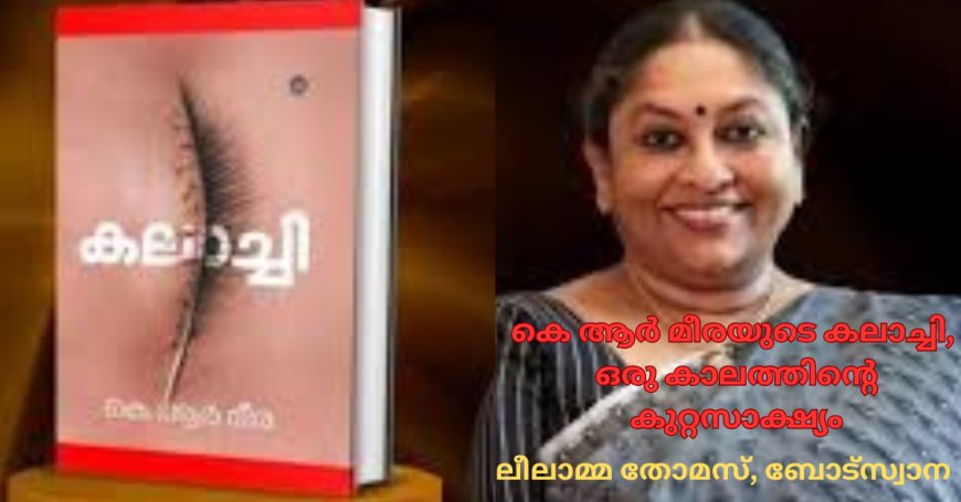 കെ ആർ മീരയുടെ കലാച്ചി, ഒരു കാലത്തിന്റെ കുറ്റസാക്ഷ്യം 