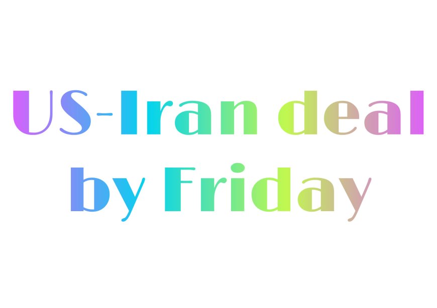 Trump may release US-Iran deal before Friday, Vance says