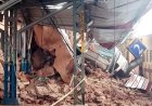 കോഴിക്കോട് റെയില്‍വേ സ്‌റ്റേഷനില്‍ കെട്ടിടം തകര്‍ന്നുവീണു; ട്രെയിന്‍ ഗതാഗതം നിര്‍ത്തിവെച്ചു