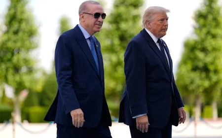In Turkey for NATO summit, Trump doubles down on criticism of allies
